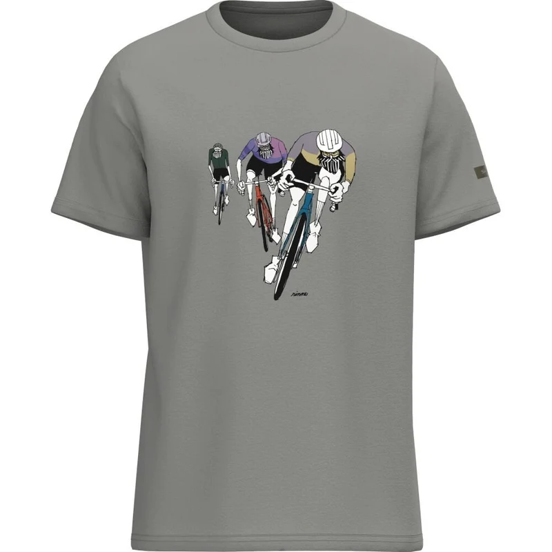 SHIMANO Sentiero Ltd. T-Shirt, Gray Road, XXL Gray - komfortables Bike- und Freizeitshirt