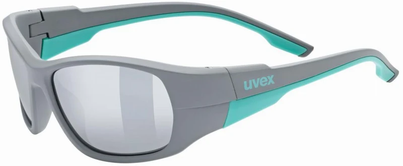 Uvex Sportstyle 514 Kinderbrille grey matt/mirror silver