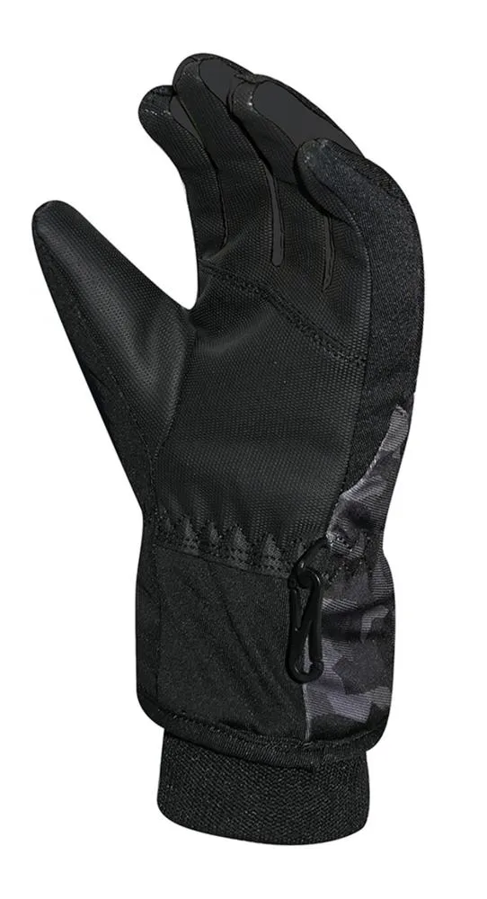 CHIBA Snow Flash - wasserdichte Winter-Radhandschuhe, Größe 7, Tarn/weiß