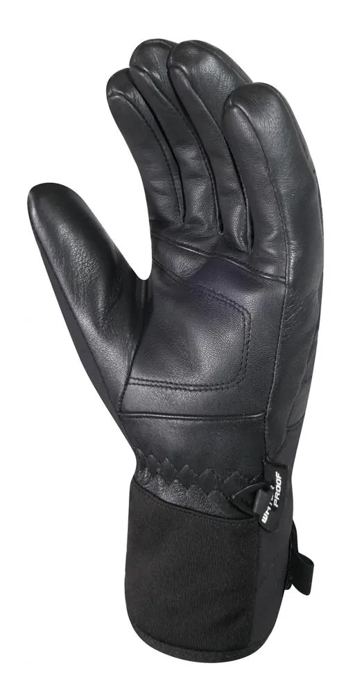 CHIBA Lady Roses II - wasserdichte Damen-Radhandschuhe schwarz, Gr. 8,5