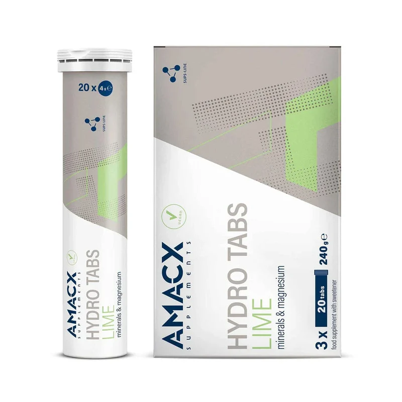 Hydrationstabletten Amacx Hydro Tabs Limette Pack 3stk Transparent