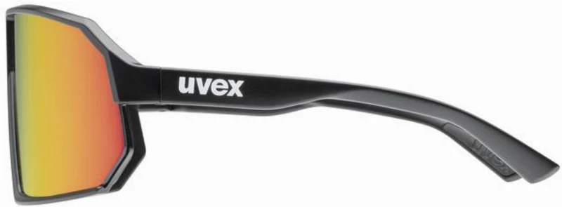 Uvex Sportstyle 237 MTB Brille black matt/mirror red