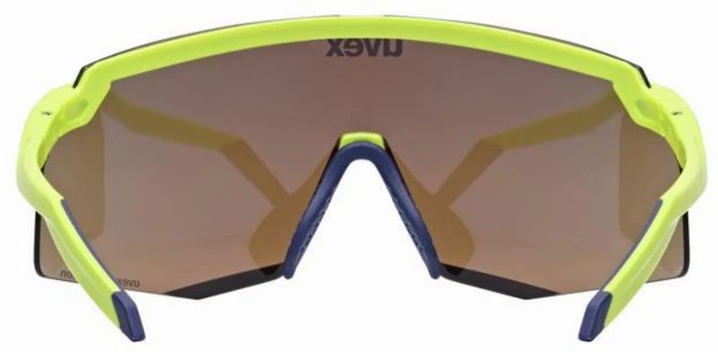 Uvex Pace Stage CV Sportbrille yellow matt/buzzy blue