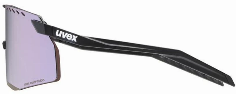 Uvex Pace Stage CV Sportbrille black matt/pushy pink