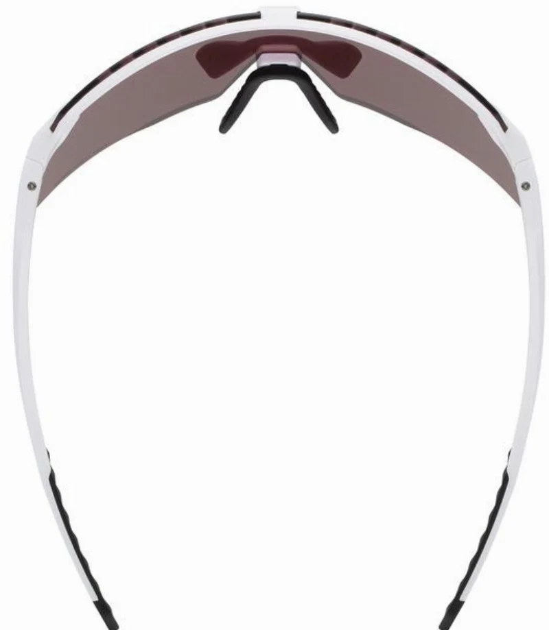 Uvex Pace Stage CV Sportbrille white matt/glossy green