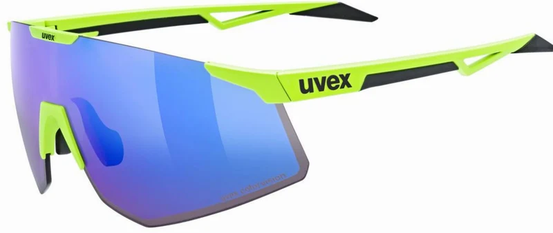 Uvex Pace Perform S CV Sportbrille yellow matt/buzzy blue