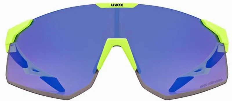 Uvex Pace Perform S CV Sportbrille yellow matt/buzzy blue