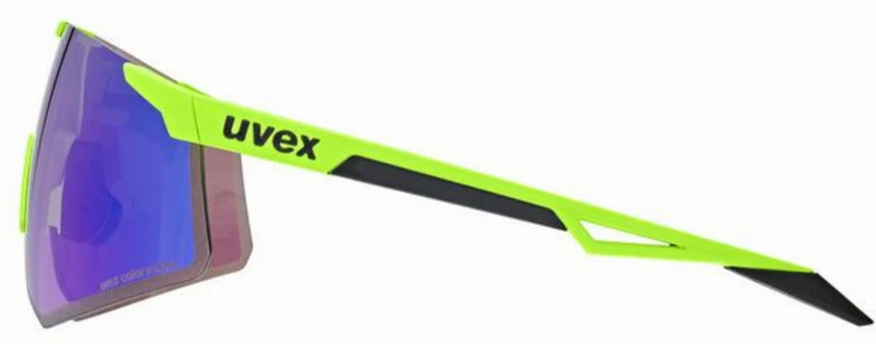 Uvex Pace Perform S CV Sportbrille yellow matt/buzzy blue