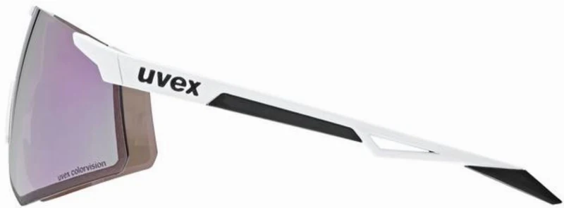 Uvex Pace Perform CV Sportbrille white matt/pushy pink