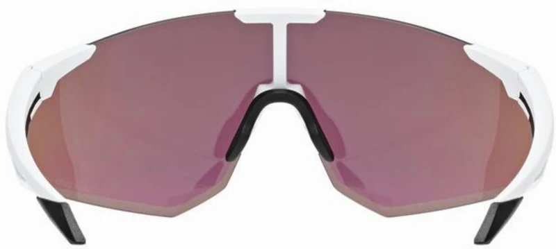 Uvex Pace Perform S CV Sportbrille white matt/glossy green