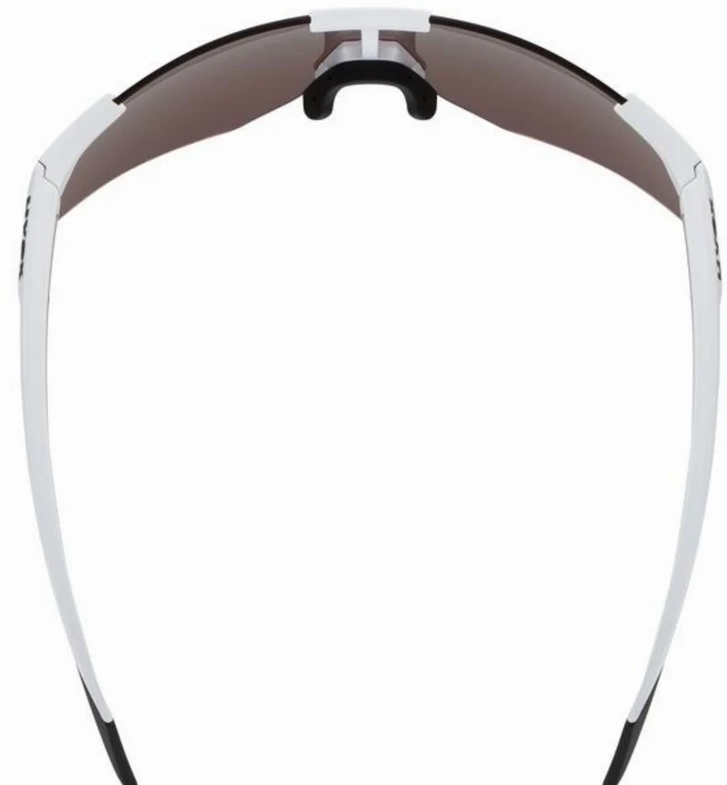 Uvex Pace Perform S CV Sportbrille white matt/glossy green