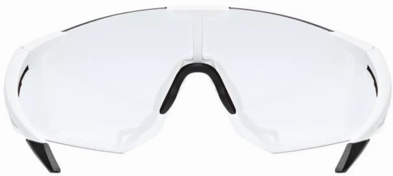 Uvex Pace Perform V Sportbrille white matt/litemirror silver