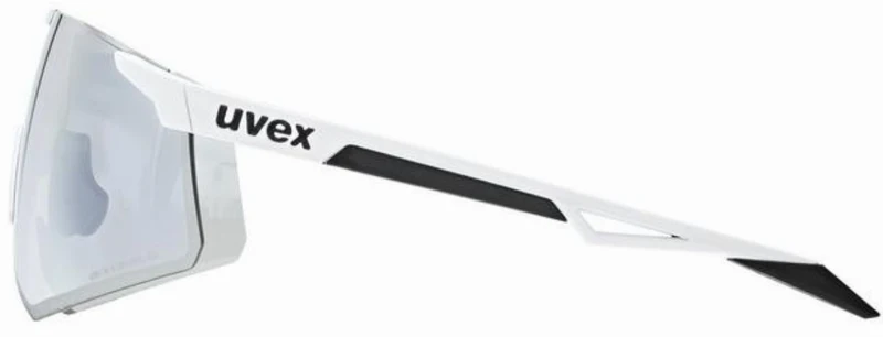 Uvex Pace Perform V Sportbrille white matt/litemirror silver