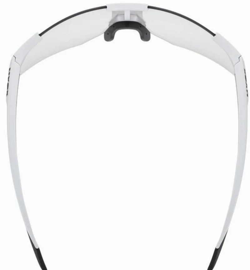 Uvex Pace Perform V Sportbrille white matt/litemirror silver