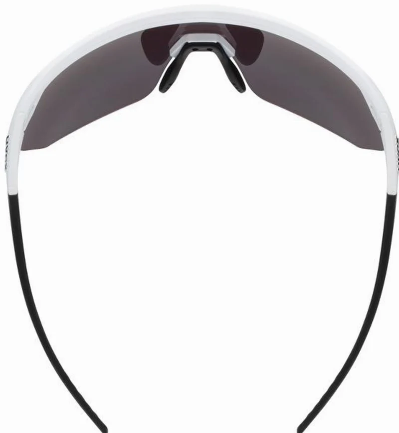 Uvex Pace One Sportbrille white matt/mirror lavender