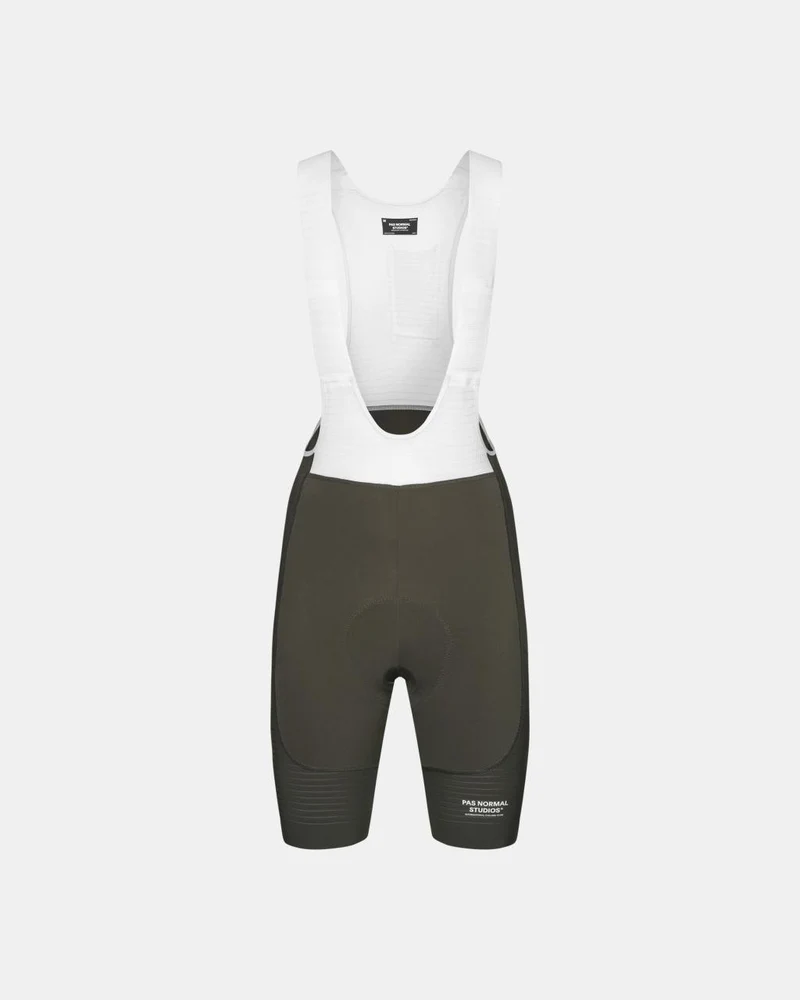 Pas Normal Studios Mechanism Pro Herren Bib Shorts Dark Olive