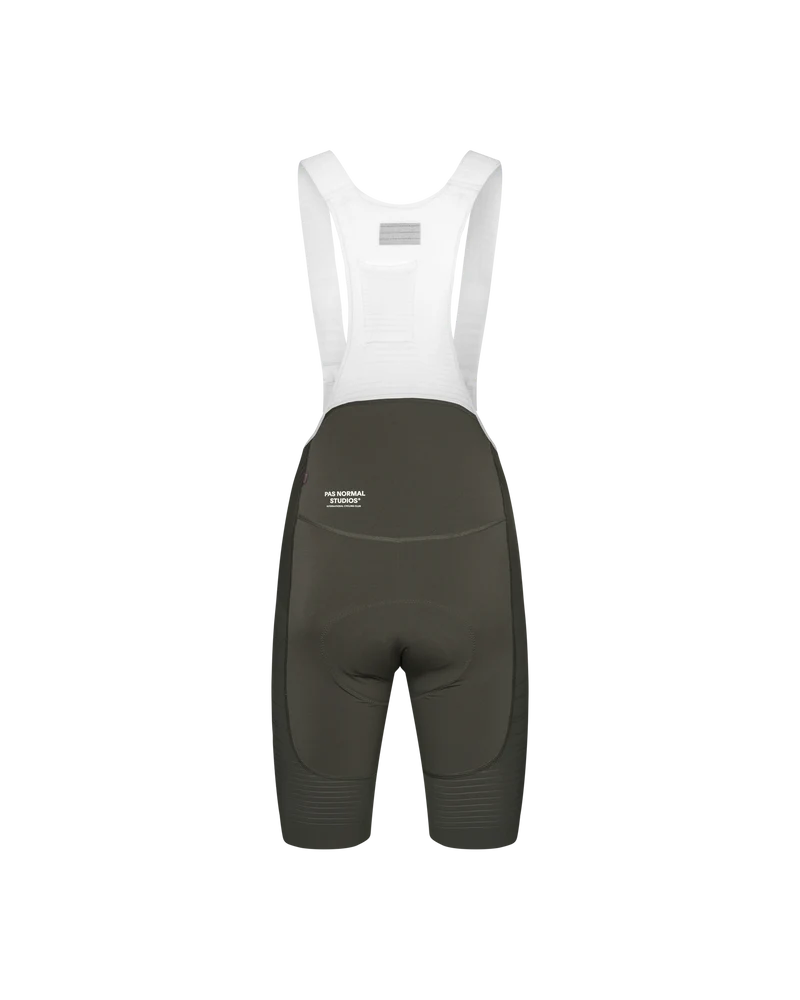 Pas Normal Studios Mechanism Pro Herren Bib Shorts Dark Olive