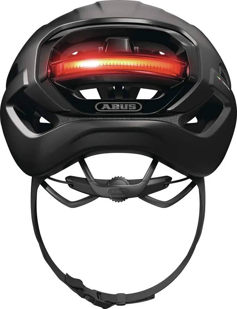 Abus Taipan LED Rennradhelm Velvet Black