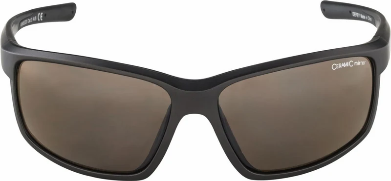 Alpina Defey Sportbrille tin matt-black/ceramic mirror brown