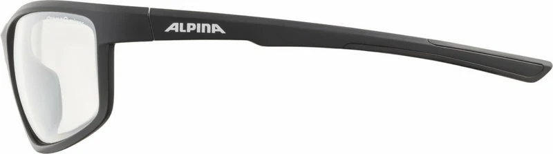 Alpina Defey Sportbrille black matt/ceramic mirror clear