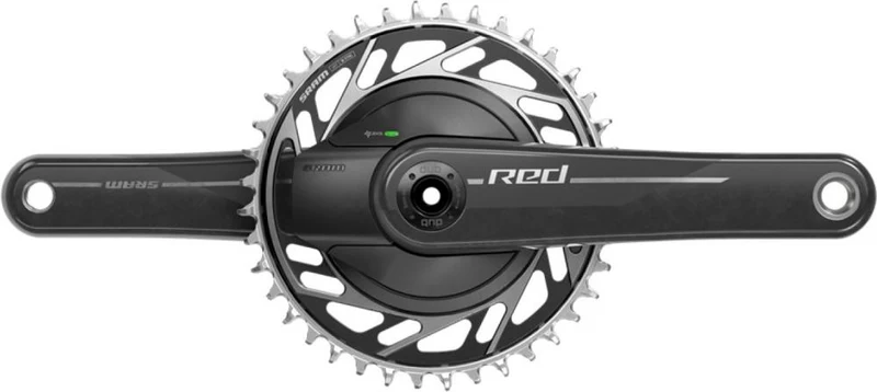 SRAM Kurbelgarnitur Quarq RED XPLR WIDE 167,5 mm / 40T - präziser Leistungsmesser fürs Gravelbike