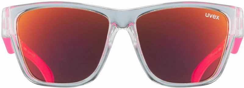Uvex Sportstyle 508 Kinder & Jugend Brille clear pink/mirror red