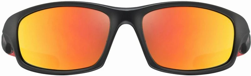 Uvex Sportstyle 507 Kinder & Jugend Brille black matt red/mirror red