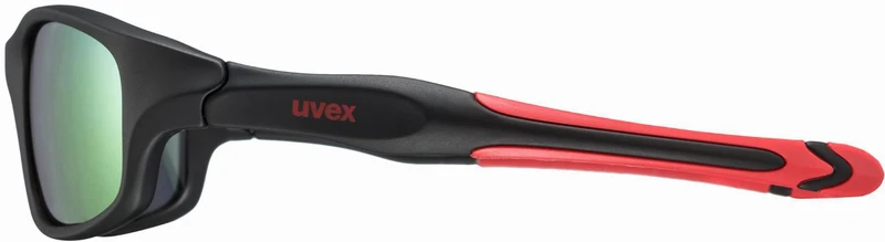 Uvex Sportstyle 507 Kinder & Jugend Brille black matt red/mirror red