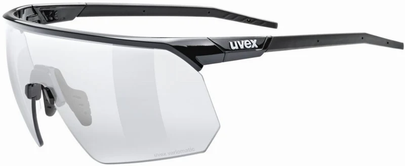 Uvex Pace One V Sportbrille black matt/litemirror silver