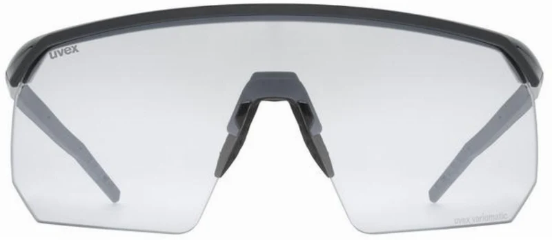 Uvex Pace One V Sportbrille black matt/litemirror silver
