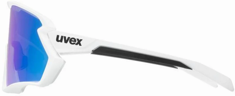Uvex Sportstyle 231 2.0 Sportbrille white matt/mirror blue