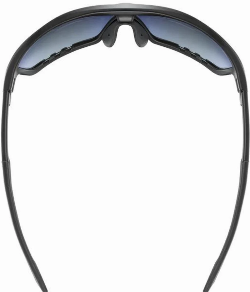 Uvex Sportstyle 706 Sportbrille black matt/mirror blue