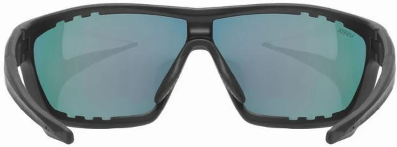 Uvex Sportstyle 706 Sportbrille black matt/mirror blue