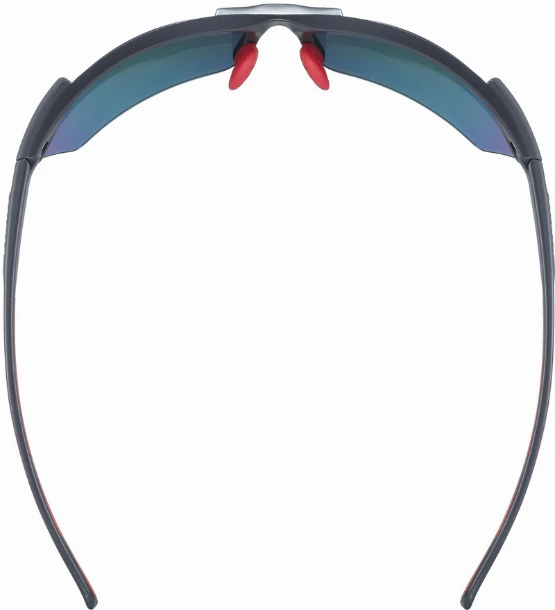Uvex Sportstyle 114 Sportbrille grey red matt/mirror red