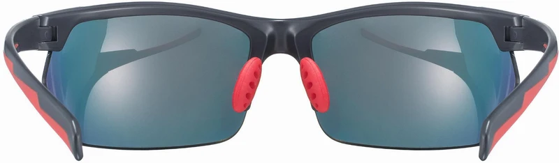 Uvex Sportstyle 114 Sportbrille grey red matt/mirror red