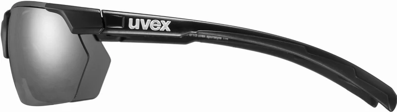 Uvex Sportstyle 114 Sportbrille black matt/litemirror silver