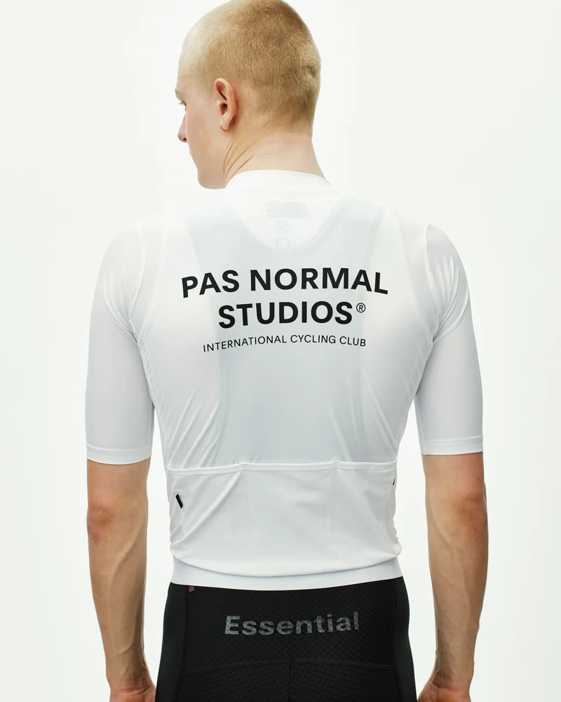 Pas Normal Studios Essential Kurzarm Trikot Herren Weiß