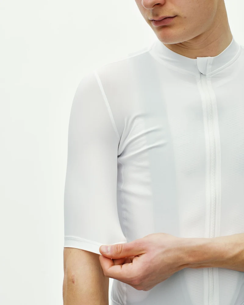 Pas Normal Studios Essential Kurzarm Trikot Herren Weiß