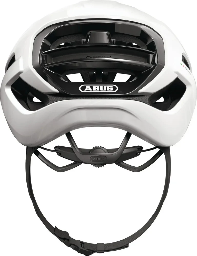 Abus Taipan Rennradhelm Shiny White