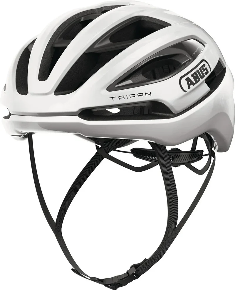 Abus Taipan Rennradhelm Shiny White