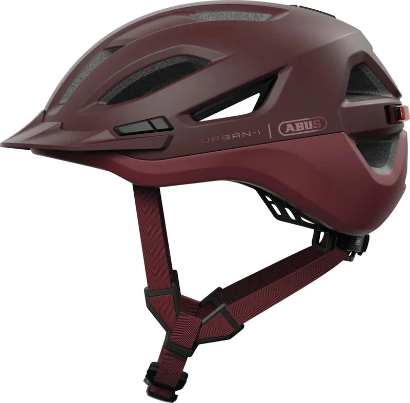 Abus Urban-I 4.0 Ace Stadthelm Chestnut Red