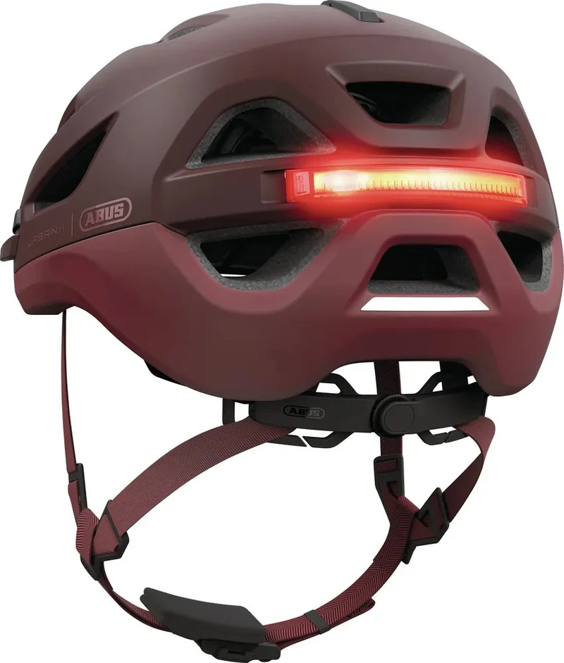 Abus Urban-I 4.0 Ace Stadthelm Chestnut Red