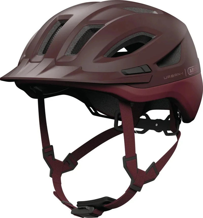 Abus Urban-I 4.0 Ace Stadthelm Chestnut Red