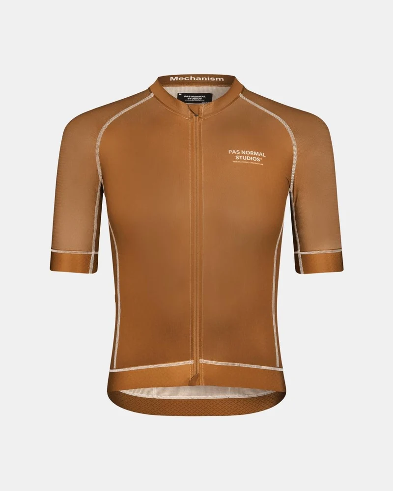 Pas Normal Studios Mechanism Kurzarm Trikot Herren Verblasstes Braun