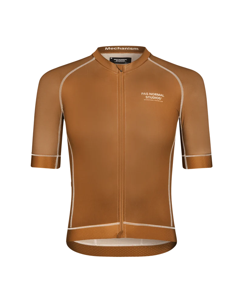 Pas Normal Studios Mechanism Kurzarm Trikot Herren Verblasstes Braun