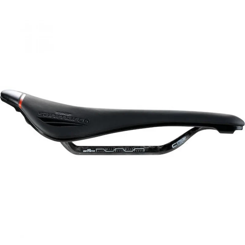 Selle San Marco Sattel Shortfit 2.0 Carbon FX 140 x 255 mm Schwarz - leichter Rennradsattel mit hoher Performance