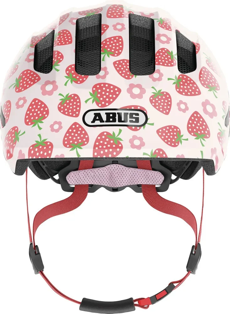 Abus Smiley 3.0 LED Kinderhelm Rose Strawberry