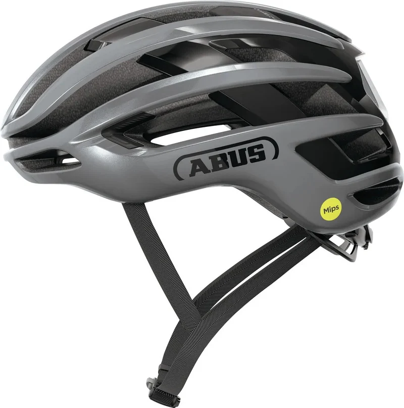 Abus Airbreaker 2.0 Mips Rennradhelm Graphite Silver
