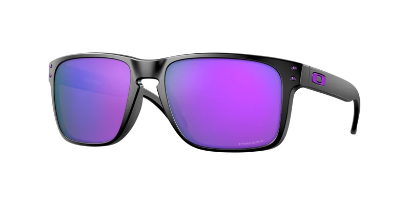 Oakley Holbrook XL Sonnenbrille Schwarz Matt Gläser Prizm Violet