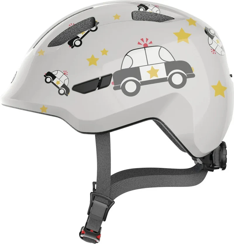 Abus Smiley 3.0 Kinderhelm Grey Police